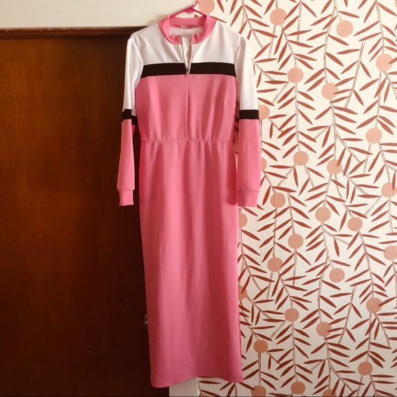 FINAL PRICE ASOS Color Block Maxi Track Dress 💕 - Picture 5 of 14